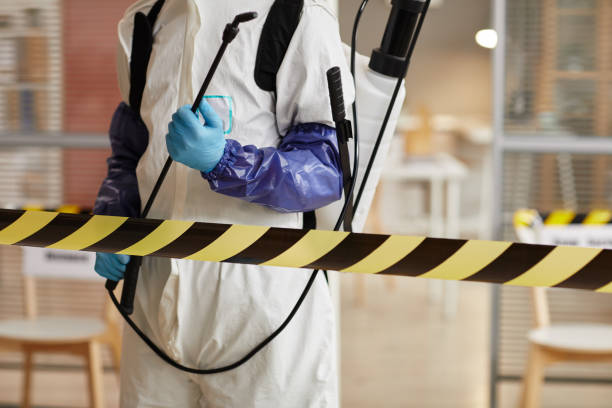 Professional Biohazard Cleanup technician working in Lawrence, NE